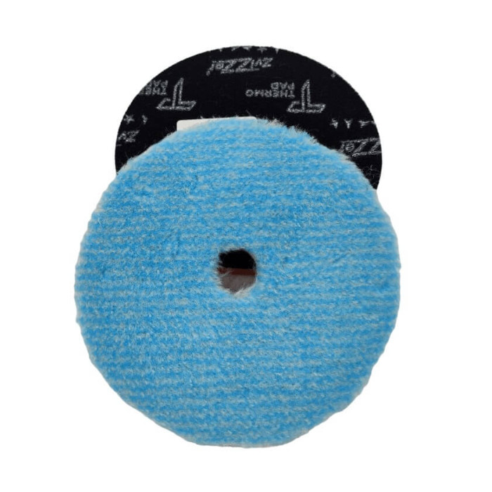Купити Полірувальне коло - ZviZZer Pad Thermo Hybrid Wool Pad 130/15/130мм. (блакитний) в Україна