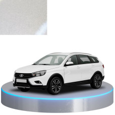 Краска по коду металлик серебристая 690 СНЕЖНАЯ КОРОЛЕВА для автомобилей Lada