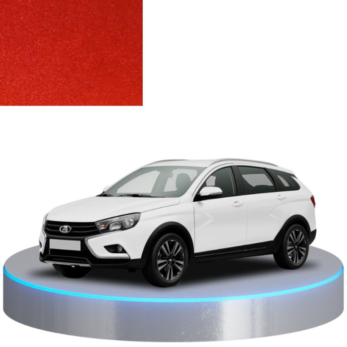 Купити Фарба за кодом металік червона 104 KALINA, OBIER, Калина для автомобілів Lada в Україні