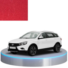 Краска по коду металлик красная 114 ROYAL RED для автомобилей Lada