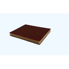 Абразивна губка Doubleflex SOFT PADS RED 123x98x13мм KOVAX SUPERFINE (червона)
