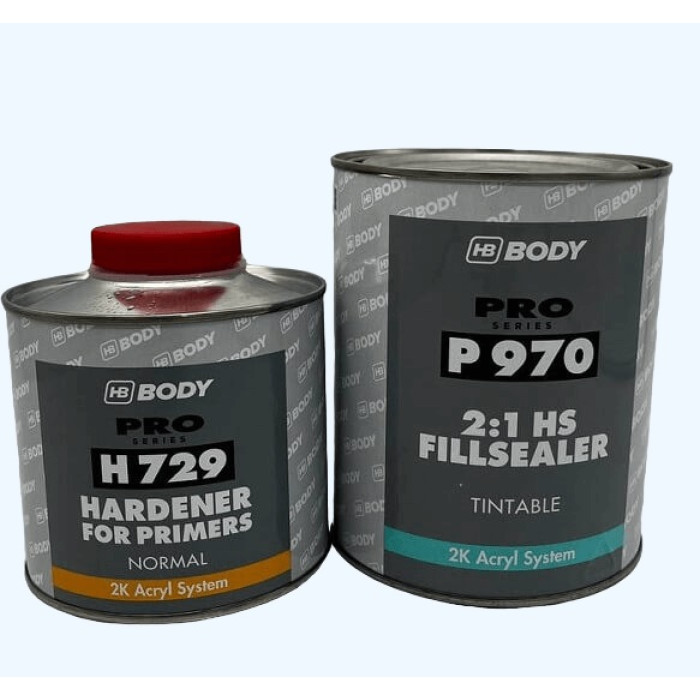 Купити Грунт-наповнювач BODY 970 1 л + затверджувач BODY 729Н 0,5 л в Україні