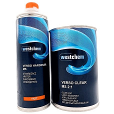 Лак акриловий безбарвний Westchem CLEARCOAT VERSO MS 2:1 у компл з затвер MEDIUM 1л + 0,5л