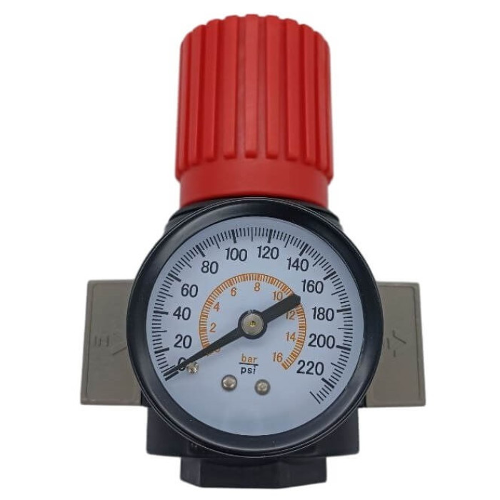 Купить Регулятор тиску 1/2", 1-16 бар, 4000 л/хв. INTERTOOL PT-1428  професійний в Україні