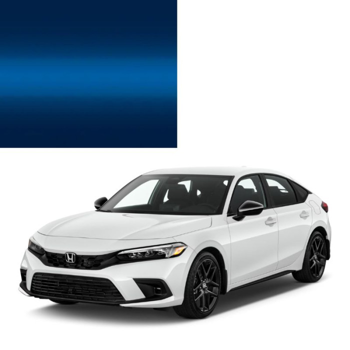 Купить Краска по коду металлик синяя B504P AEGEAN BLUE для автомобилей Honda в Украине