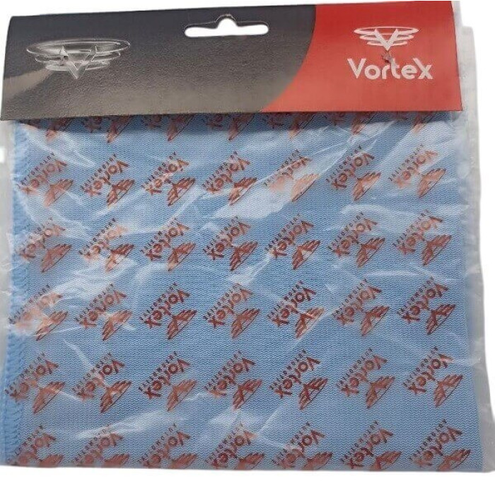 Купить Салфетка микрофибра для стекла 35х35 см VORTEX голубая в Украине