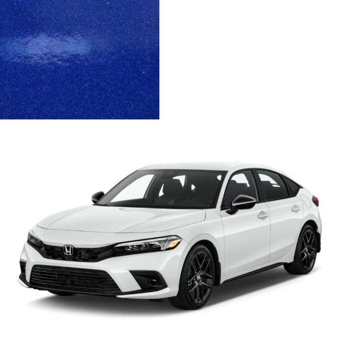 Фарба за кодом металік синя B99P ATLANTIC BLUE для автомобілів Honda - 00000016512