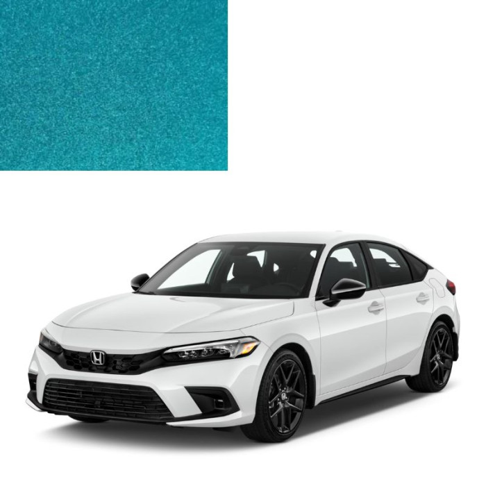 Купить Фарба за кодом металік зелена BG33P PARADISE BLUE GREEN для автомобілів Honda в Україні