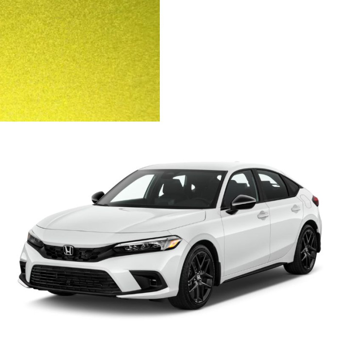 Купити Фарба за кодом металік жовта GY22M CITROUS YELLOW для автомобілів Honda в Україні