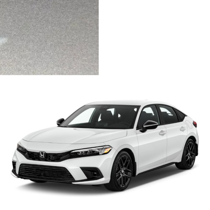 Купити Фарба за кодом металік срібляста NH614M TITAN SILVER для автомобілів Honda в Україні