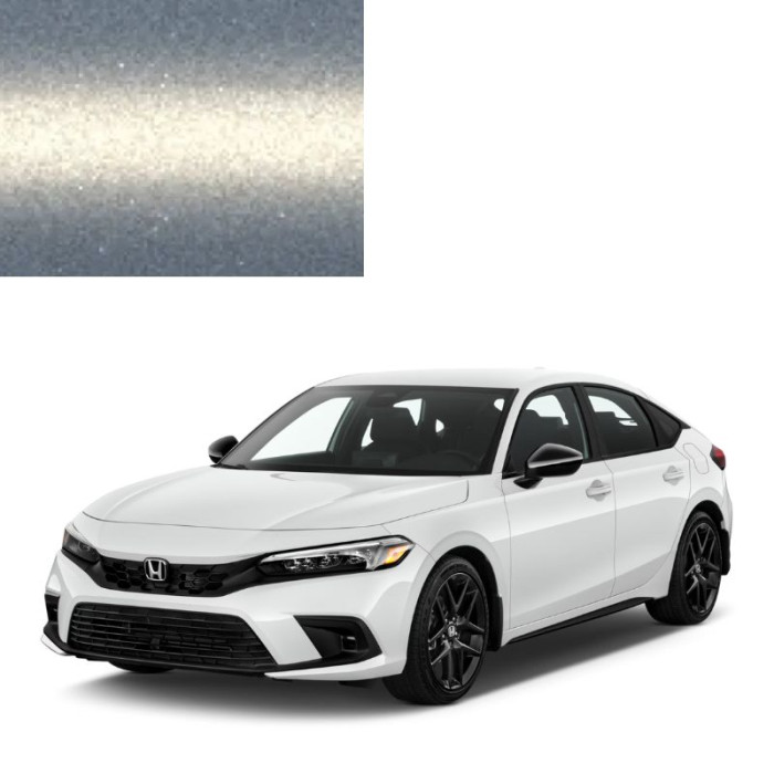 Купити Фарба за кодом металік срібляста NH656M CLIONE SILVER для автомобілів Honda в Україні