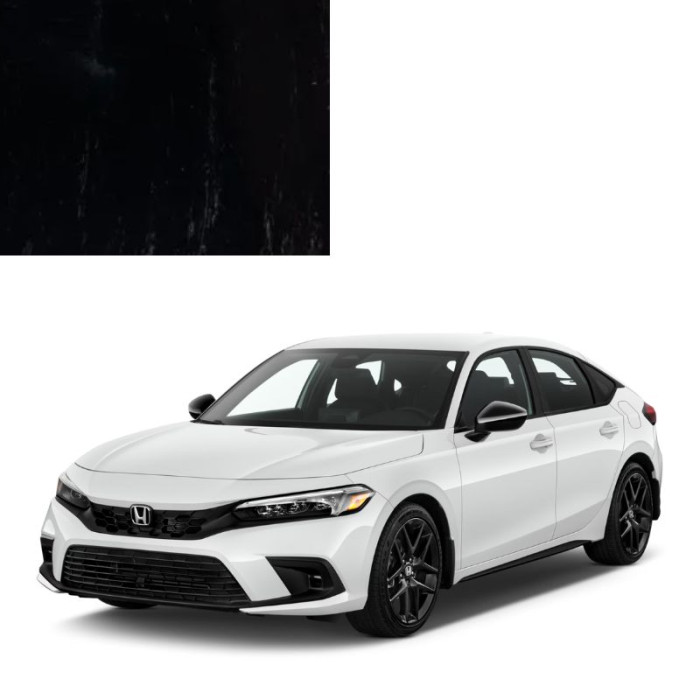 Купити Фарба за кодом металік чорна NH731P CRYSTAL BLACK для автомобілів Honda в Україні