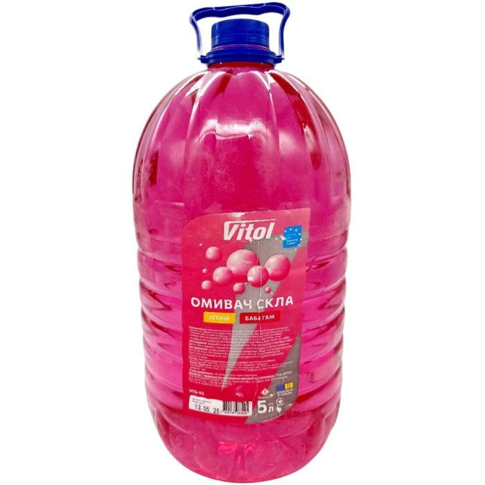 Купити Омивач скла літній VITOL 5л Бабл Гам в Україні