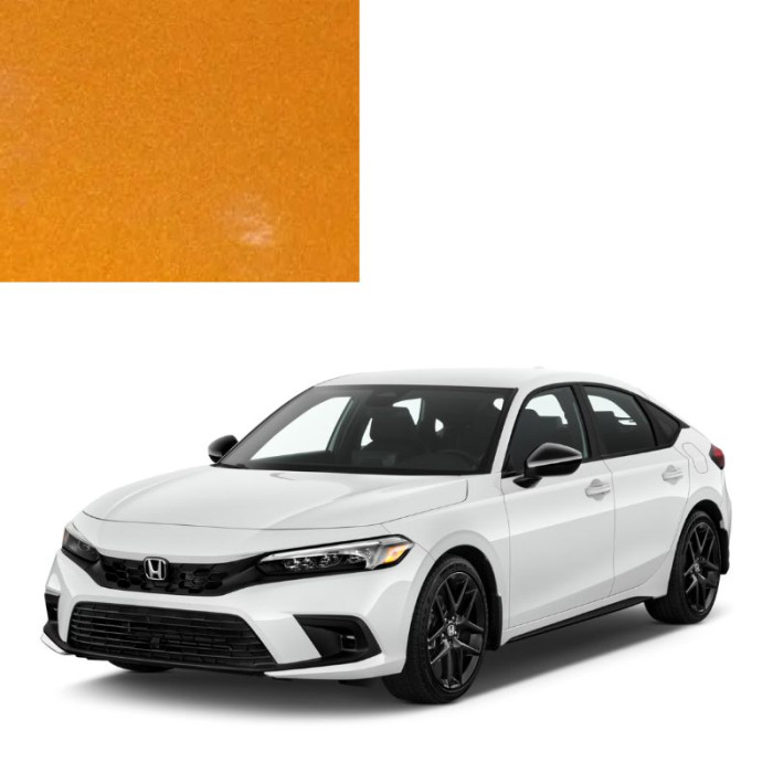 Купити Фарба за кодом металік помаранчева YR536P NEW IMOLA ORANGE для автомобілів Honda в Україні