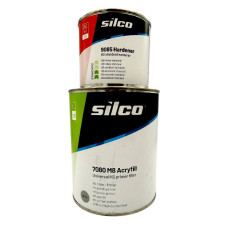 Грунт акриловий Сірий Silco 7080 HS M8 4+1, (1л.+затв. 9085 0,25л.)