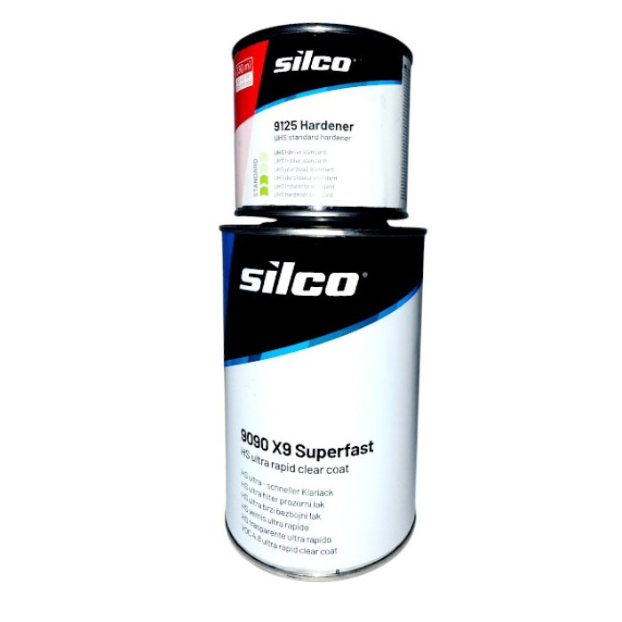 Купити Лак акриловий ультрашвидкий Silco 9090 HS 3+1 1л+затверджувач UHS 9125 0,33 л в Україні.