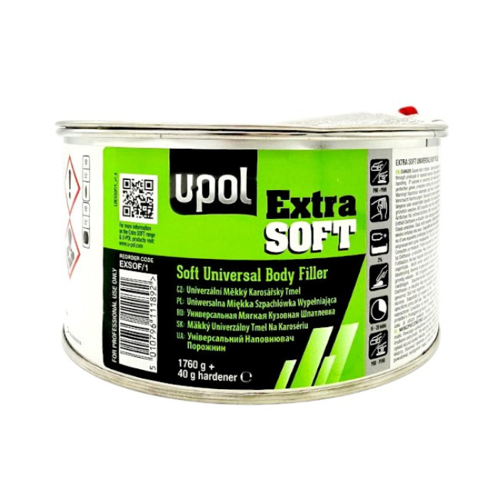 Купити Шпаклівка універсальна U-POL Extra Soft 1л в Україні