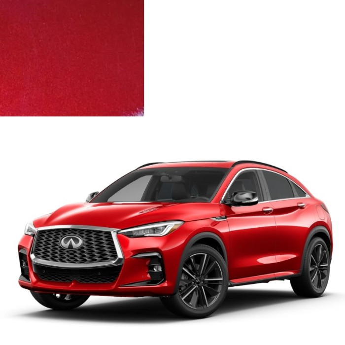 Купити Фарба за кодом металік червона NAJ ALIZARIN CRIMSON для автомобілів INFINITI в Україні