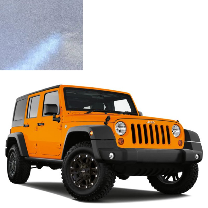 Купити Фарба за кодом металік срібляста DA4 (PA4) SILVER STEEL для автомобілів Jeep в Україні