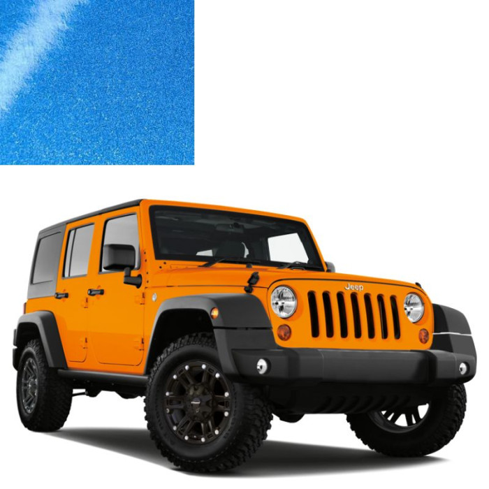 Купити Фарба за кодом металік синя GBC BRIGHT VANDA BLUE для автомобілів Jeep в Україні